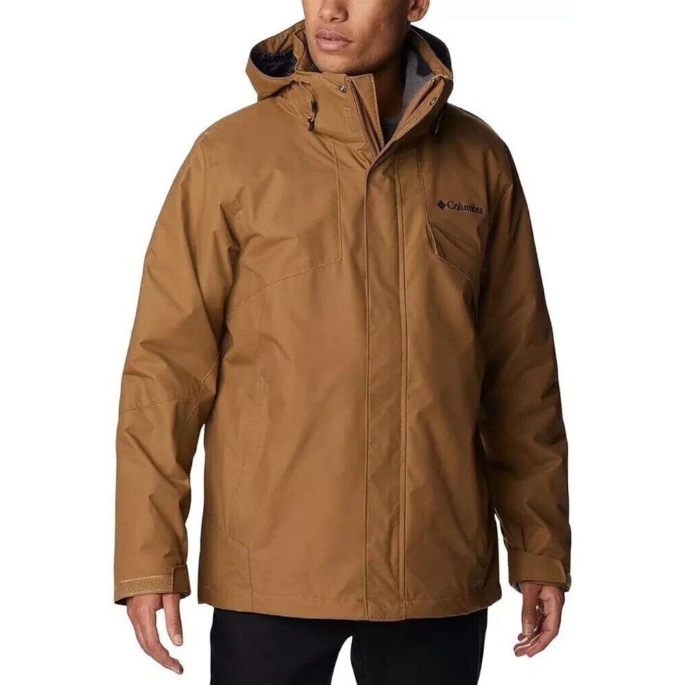 Columbia Men's Bugaboo III Fleece Interchange Jacket Size Large in Brown NWT
